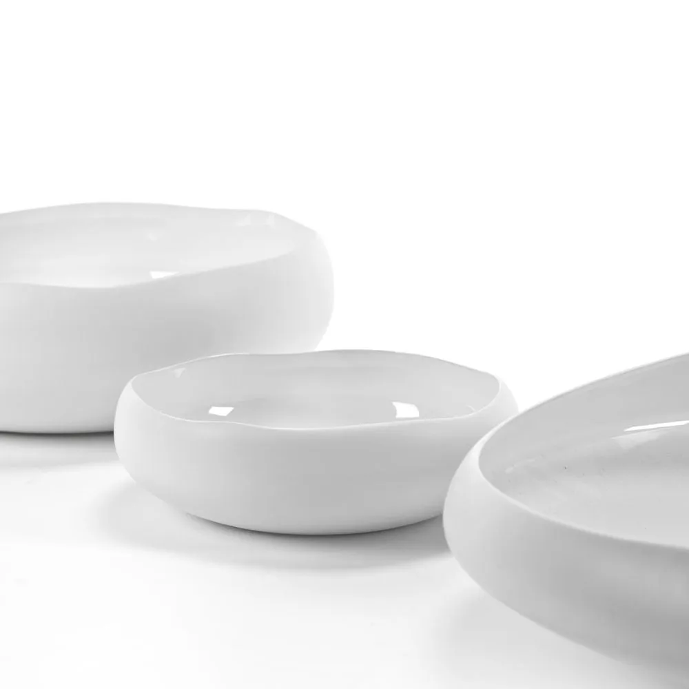 Serax Irregular Porcelain Bowls - bowl diam. 45 cm.