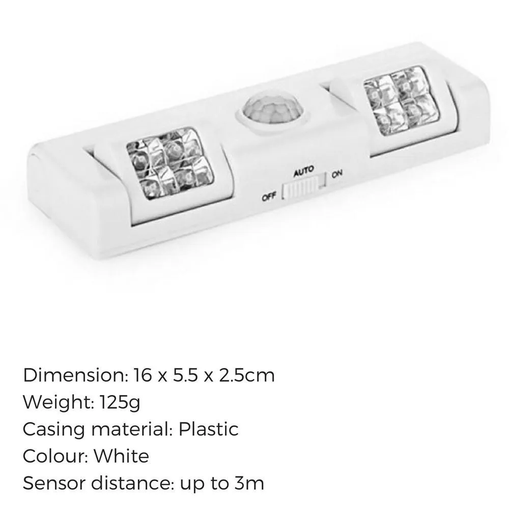 Shoppy Motion Sensor Cupboard LED Light (2pc)