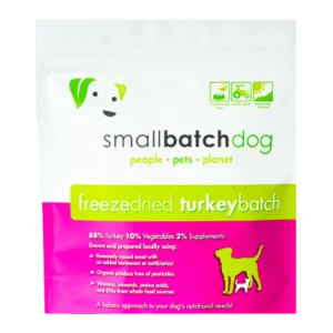 Small Batch Freeze Dried Turkey Sliders Dog Food