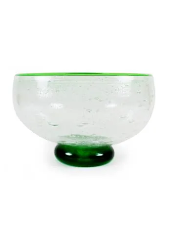 Storm Bowl Green Crackle