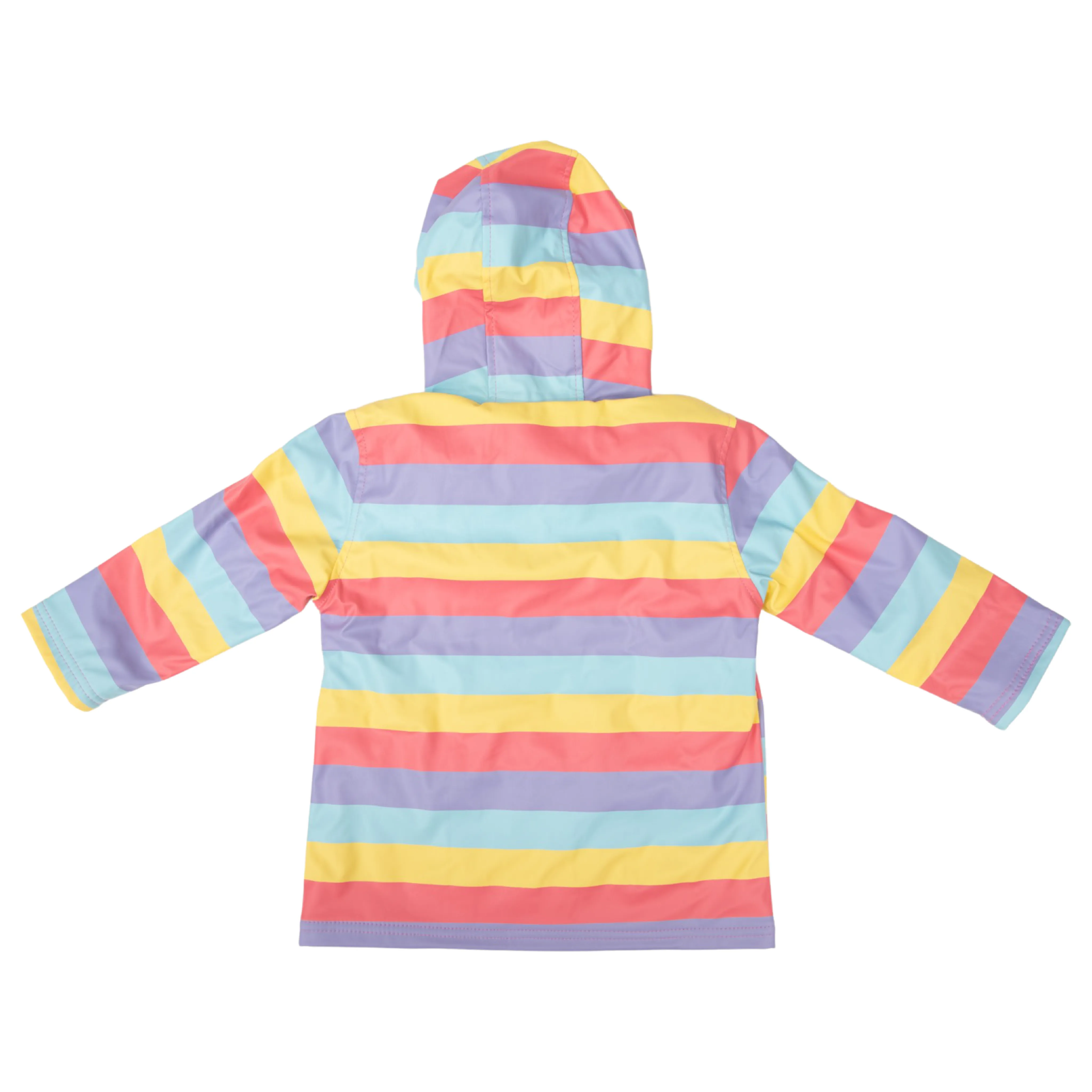 Striped Raincoat Pink