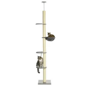 Tall Cat Tree with Hammock, Scratching Post