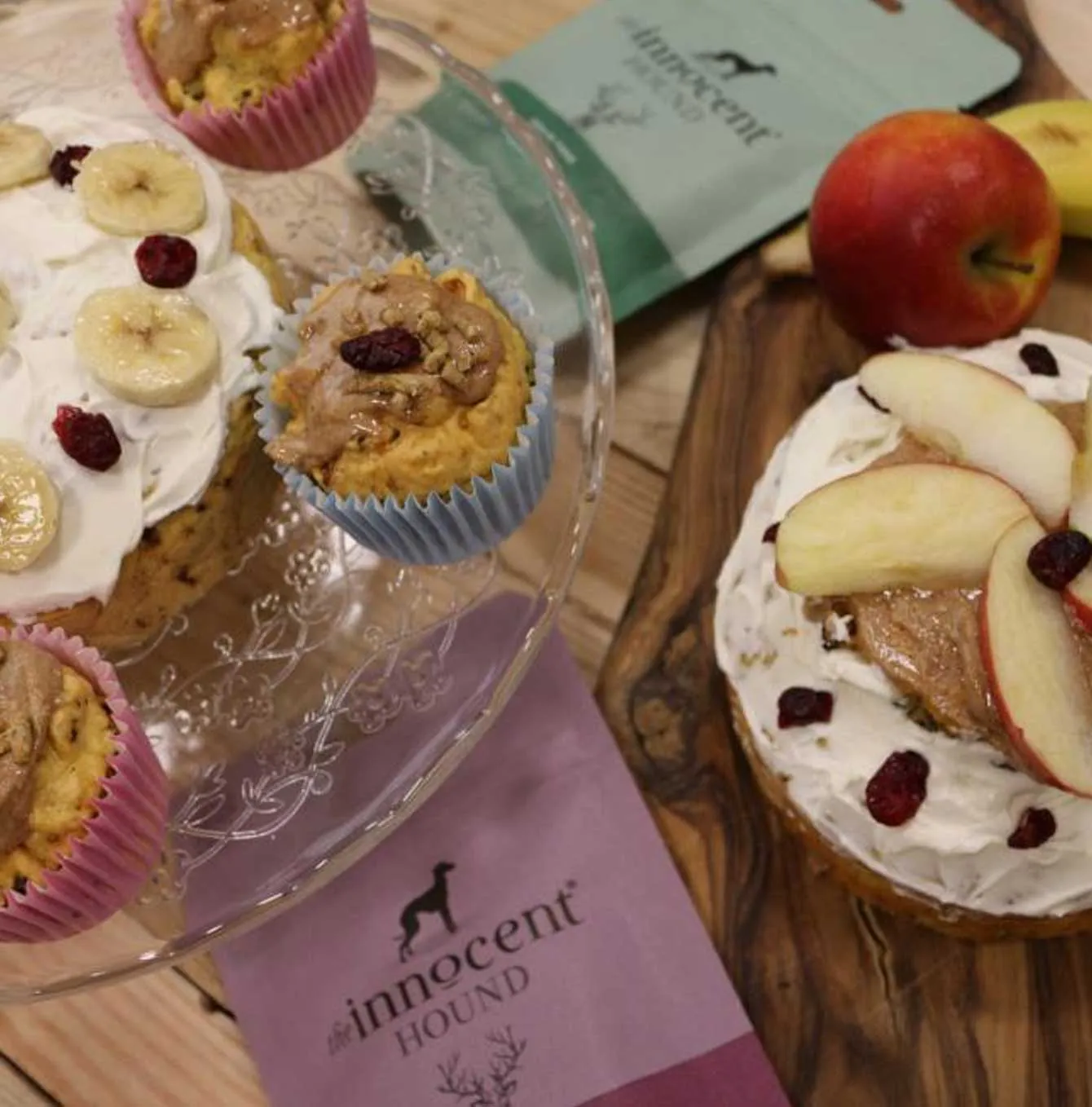 The Innocent Hound Birthday Cake Mix with British Duck