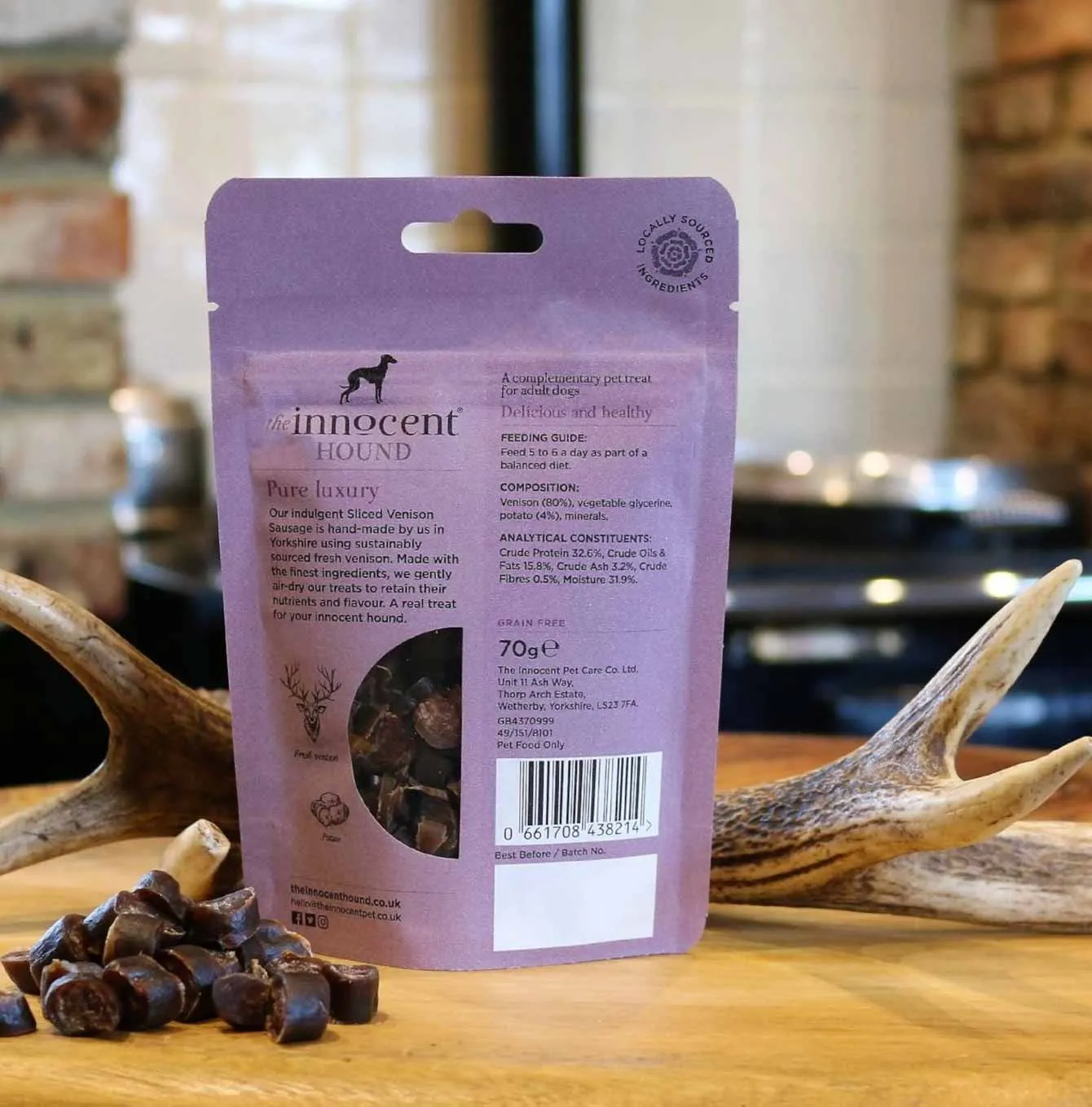 The Innocent Hound Sliced Venison Sausages