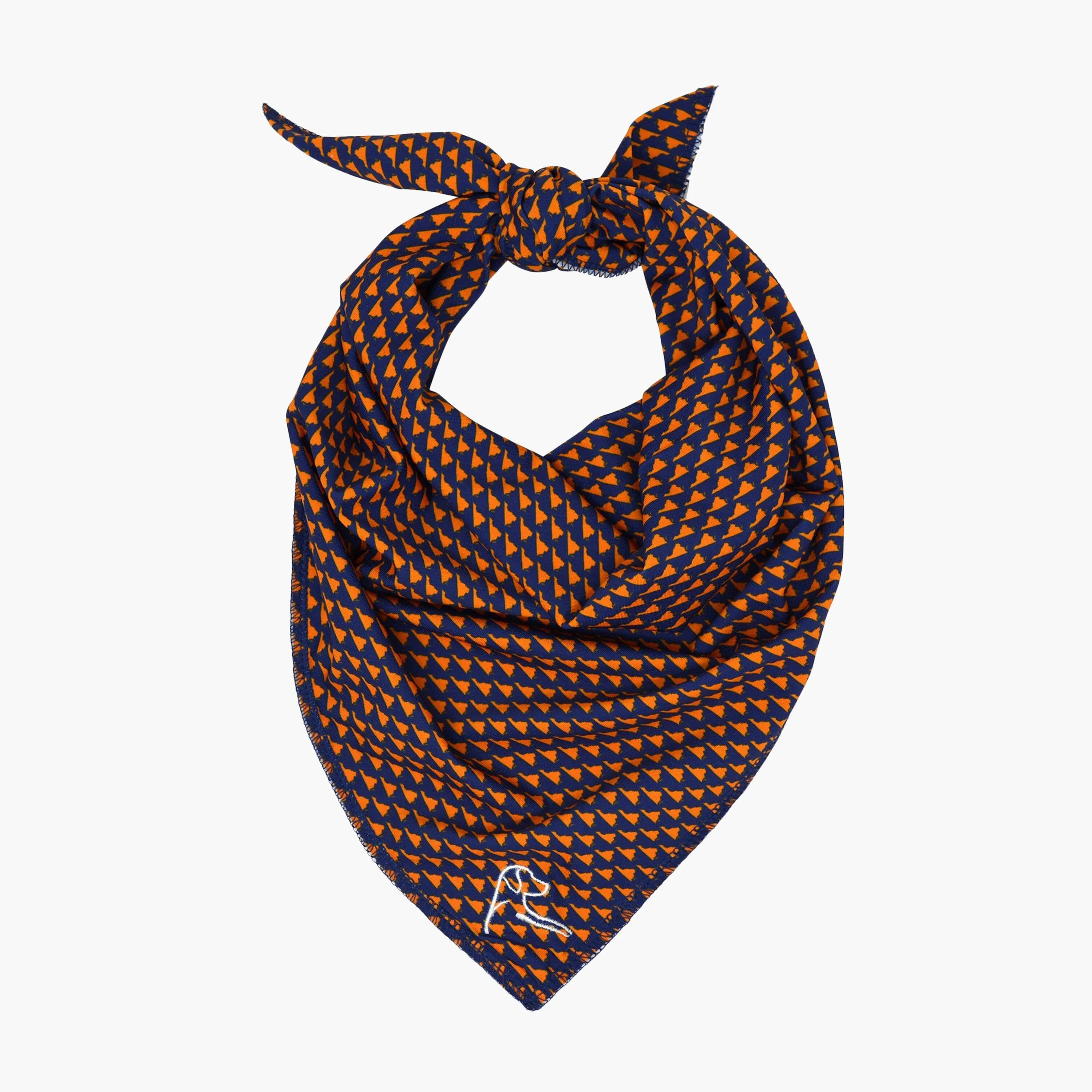 The Lover | Performance Bandana | The Lover - Monarch Orange/Admiral Navy