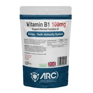 Thiamine 100mg Vitamin B1 - High Strength Tablets