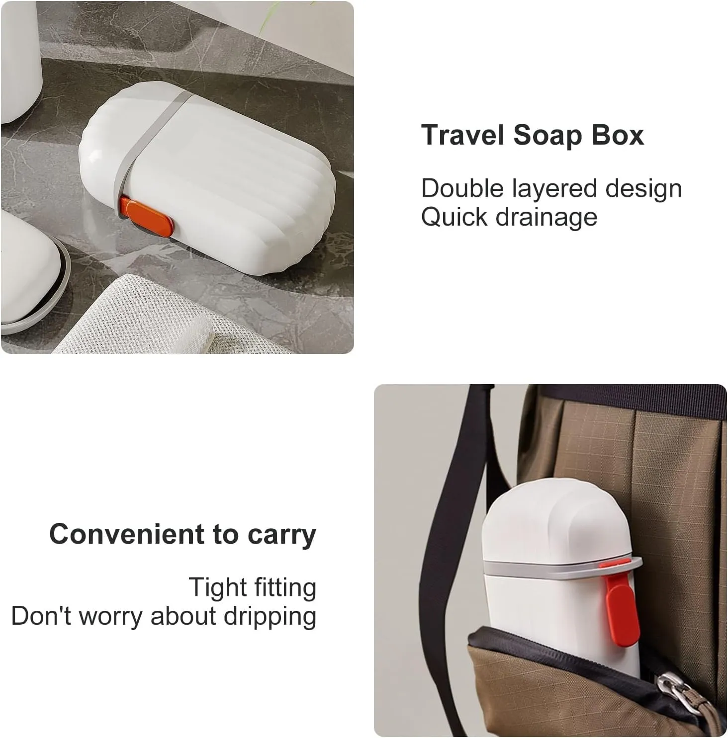 Travel Soap Box Soap With Container