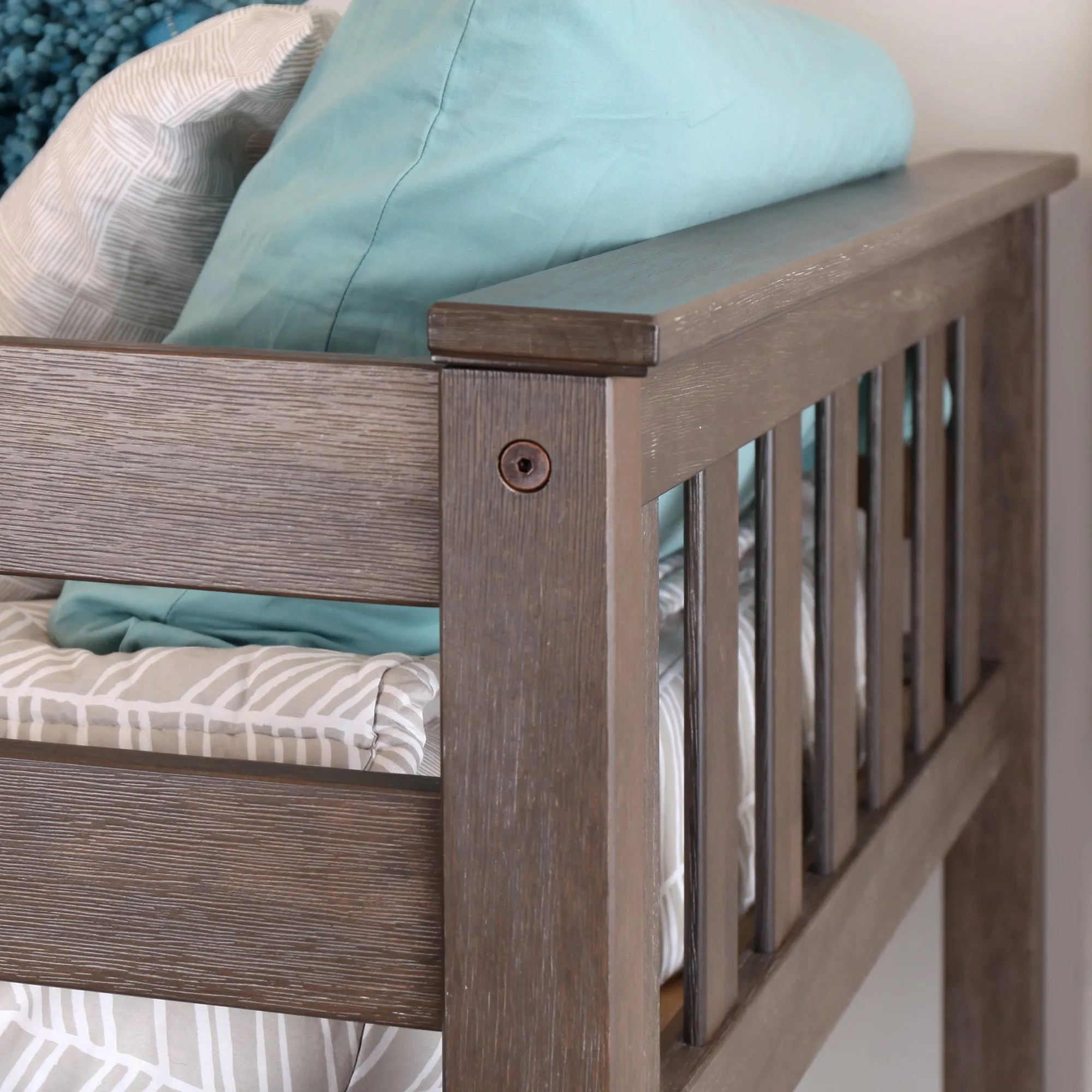 Twin Over Full Bunk Bed With Stairs