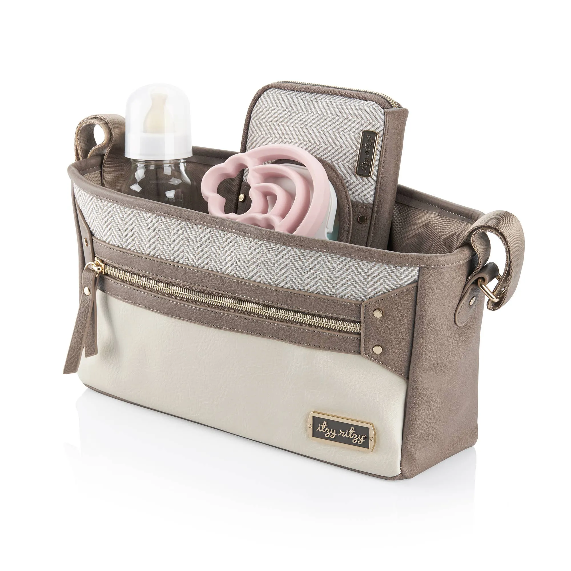 Vanilla Latte Travel Stroller Caddy