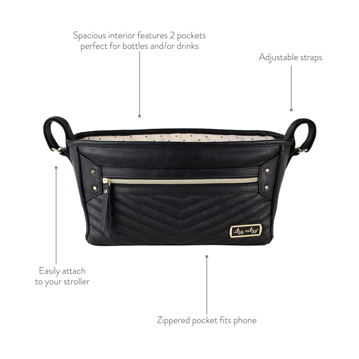 Vanilla Latte Travel Stroller Caddy
