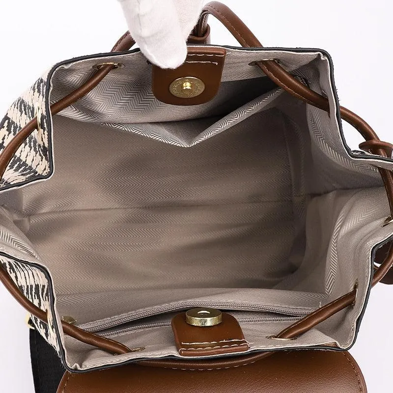 Vegan Leather Slick Backpack
