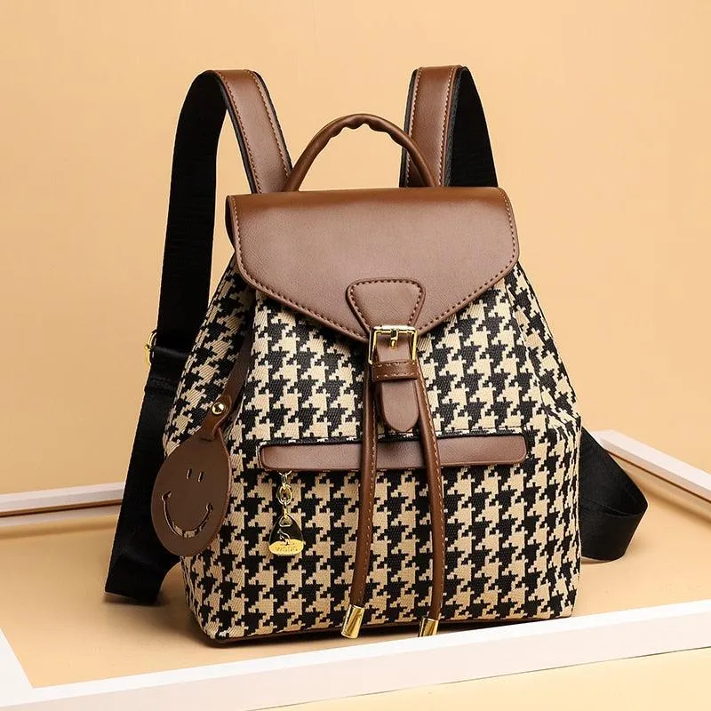 Vegan Leather Slick Backpack