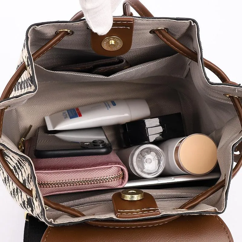 Vegan Leather Slick Backpack