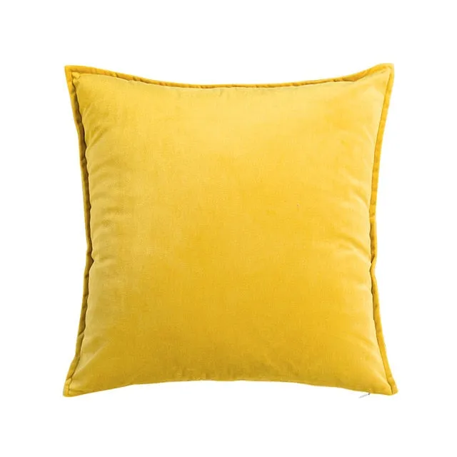 Velvet pillowcase cushion cover pillow covers decorative  decorative pillows  pillow cushion cover  throw pillows