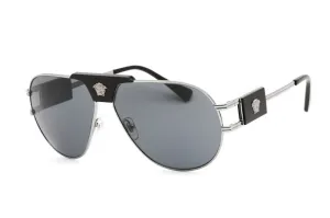 Versace Special Project Aviator Sunglasses Silver