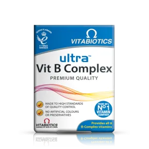 Vitabiotics Ultra Vit B Complex, 60 Tablets (A)