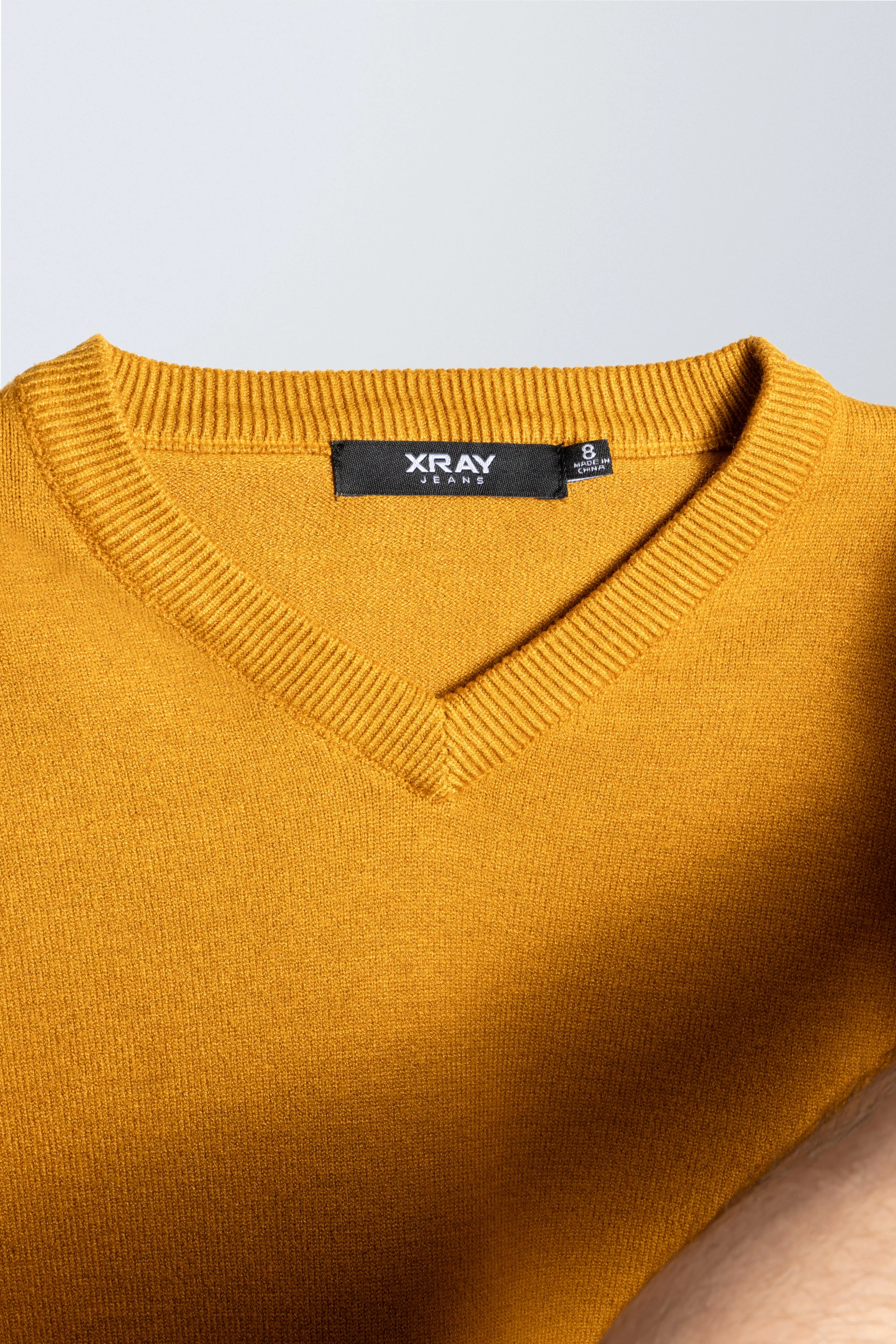 X RAY Boys and Kids Soft Slim Fit Middleweight Pullover Sweaters Basic V-Neck Sweater