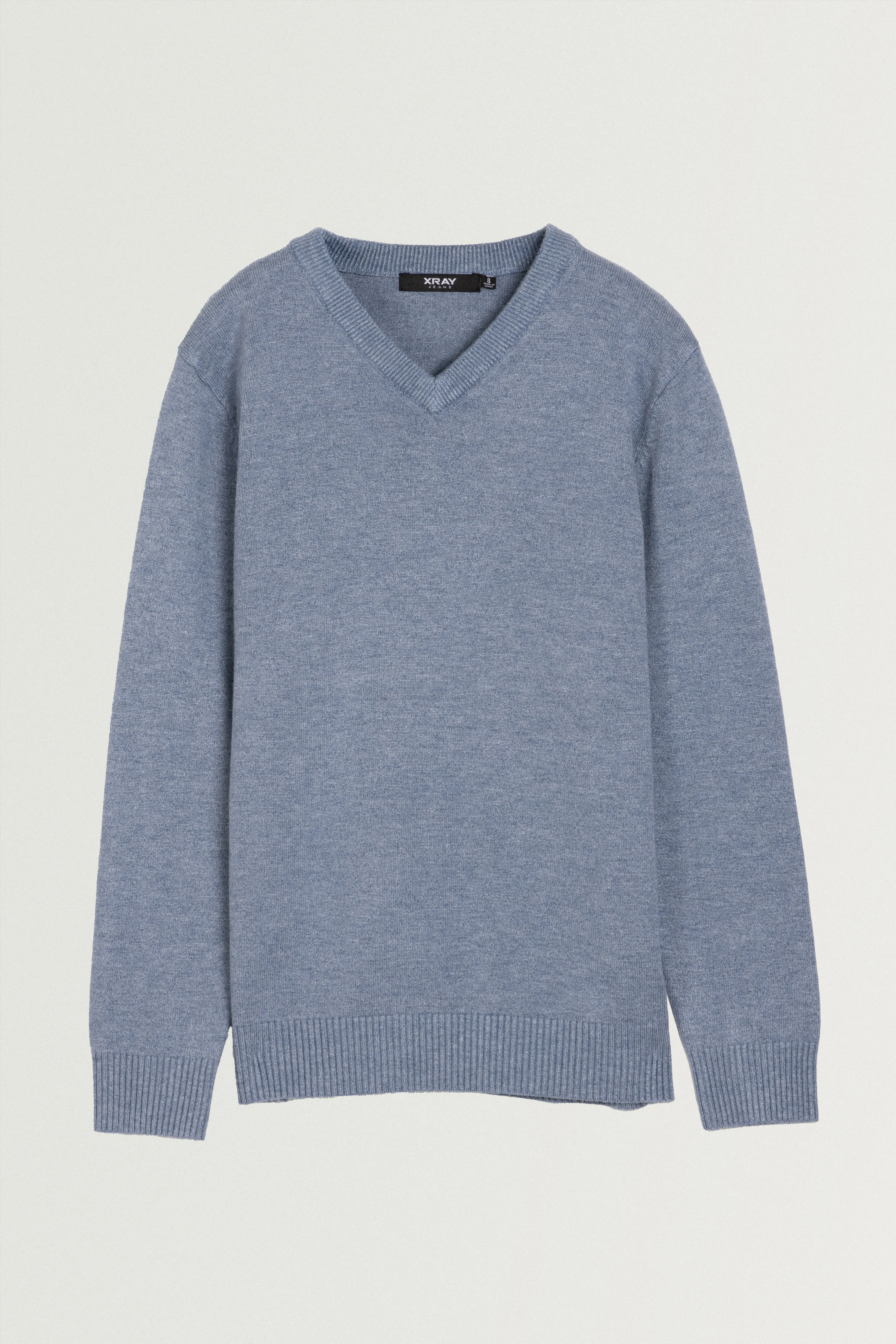 X RAY Boys and Kids Soft Slim Fit Middleweight Pullover Sweaters Basic V-Neck Sweater