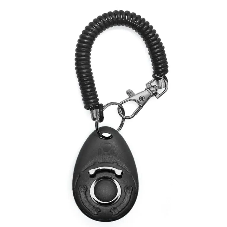 Xtreme Xccessories Pets Dog Training Clicker with Wrist Strap (Black)