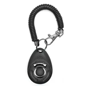 Xtreme Xccessories Pets Dog Training Clicker with Wrist Strap (Black)