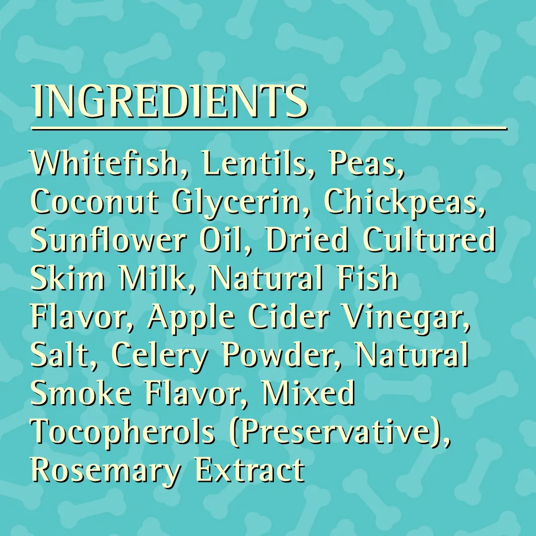 Zignature Whitefish Formula Soft Moist Treats for Dogs